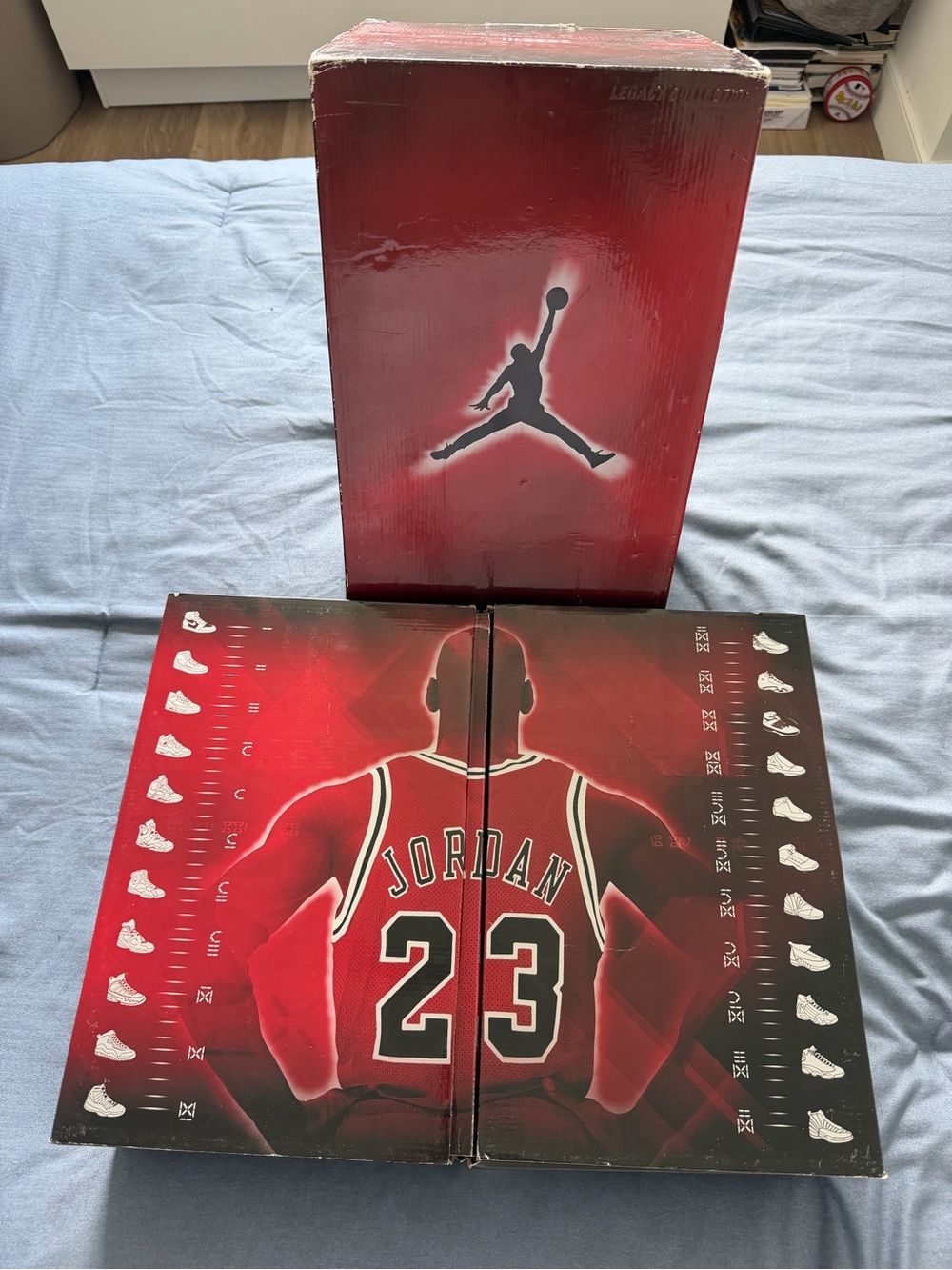 Jordan Red and Black Collector Box with Jumpman